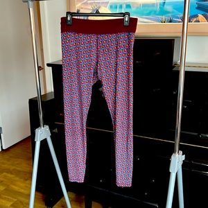 Tory Sport patterned leggings